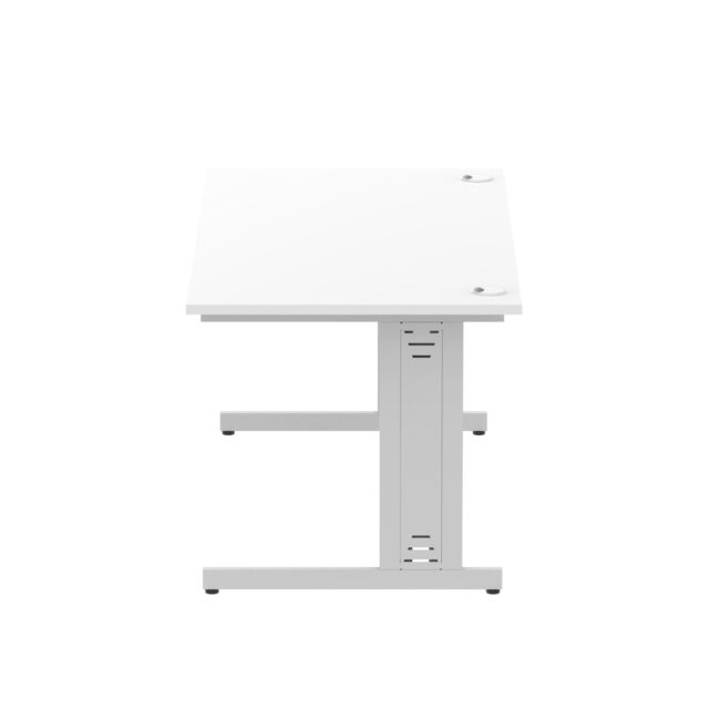 impulse 1600mm straight desk cable managed leg