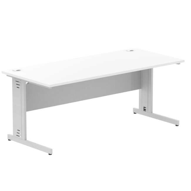 impulse 1800mm straight desk cable managed leg