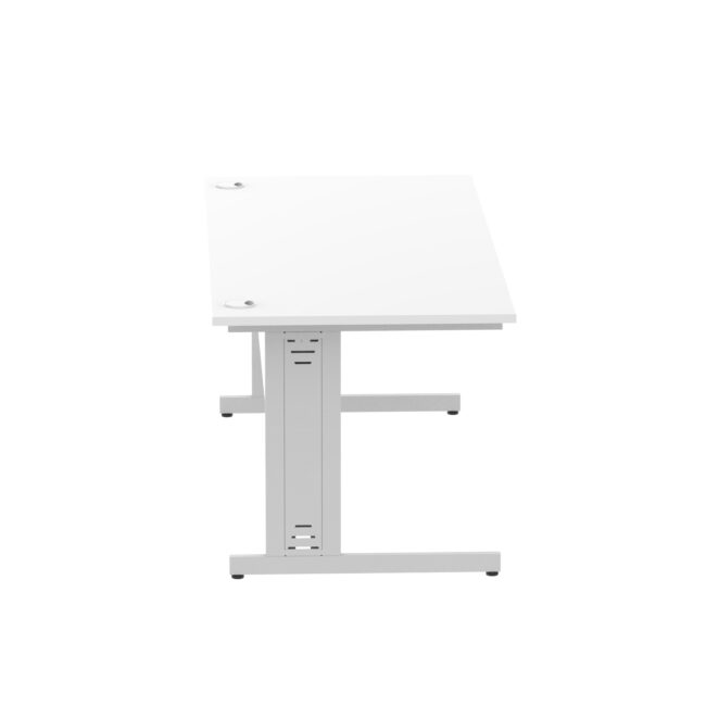 impulse 1800mm straight desk cable managed leg