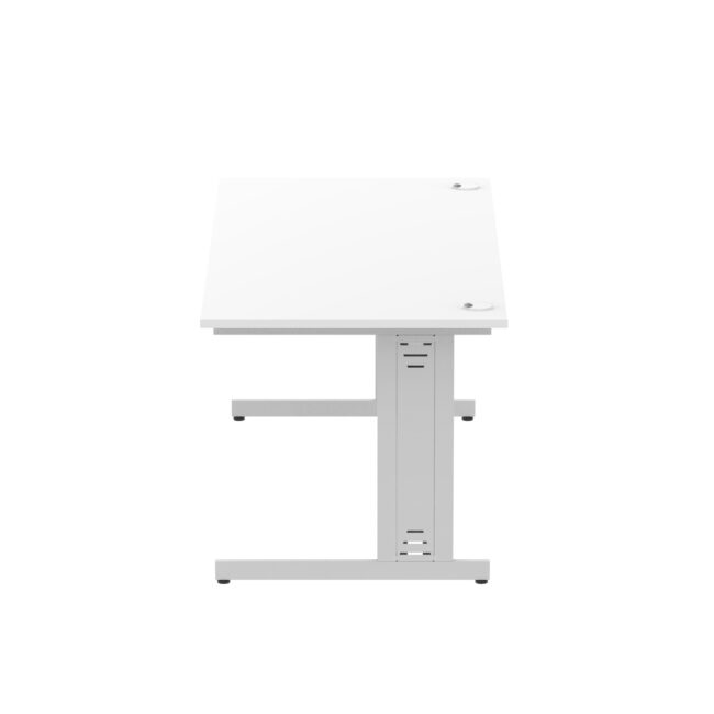 impulse 1800mm straight desk cable managed leg