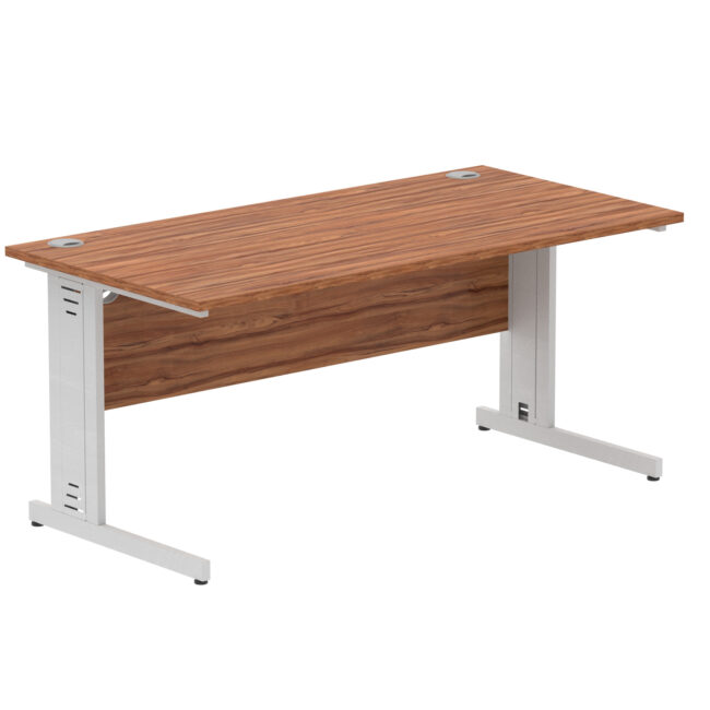 impulse 1600mm straight desk cable managed leg