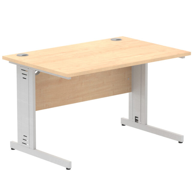 impulse 1200mm straight desk cable managed leg