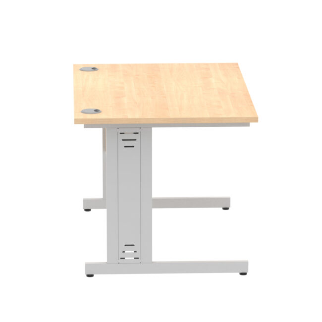 impulse 1200mm straight desk cable managed leg