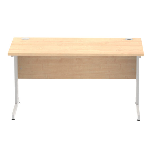 impulse 1400mm straight desk cable managed leg