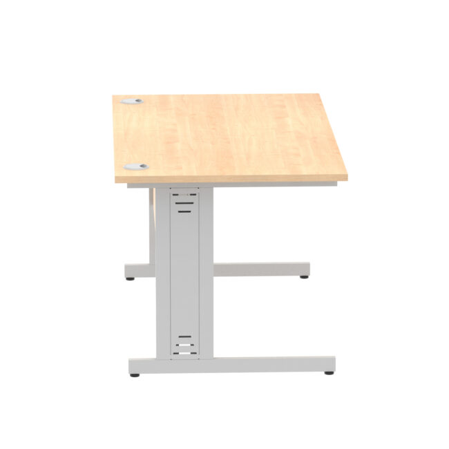impulse 1400mm straight desk cable managed leg