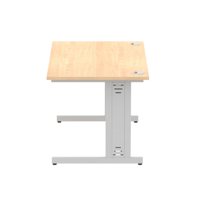 impulse 1400mm straight desk cable managed leg
