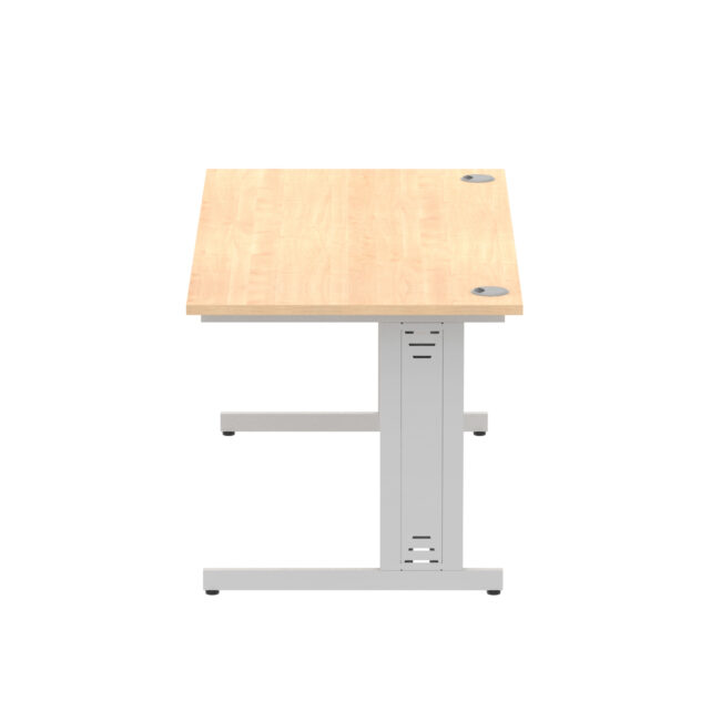 impulse 1600mm straight desk cable managed leg