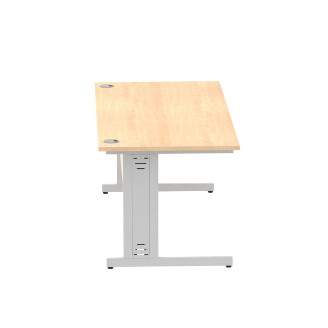 impulse 1800mm straight desk cable managed leg