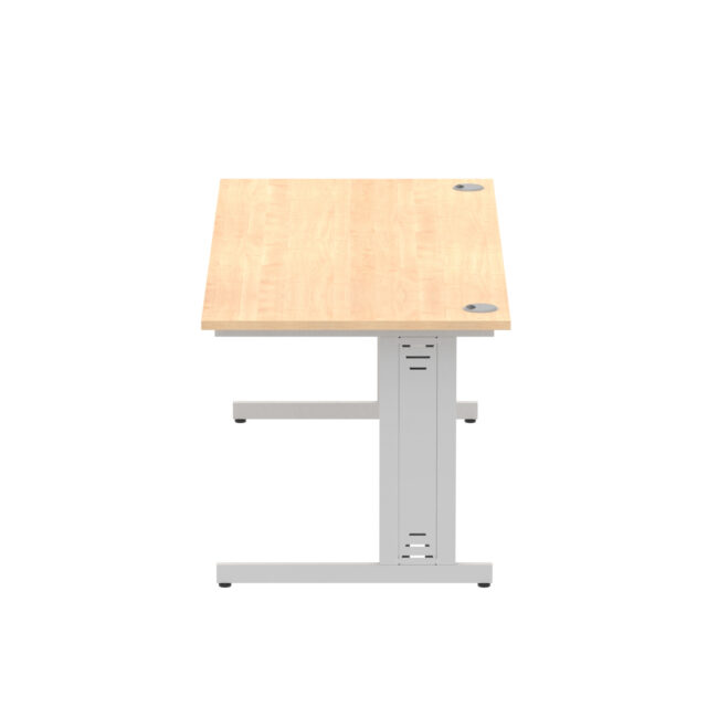 impulse 1800mm straight desk cable managed leg