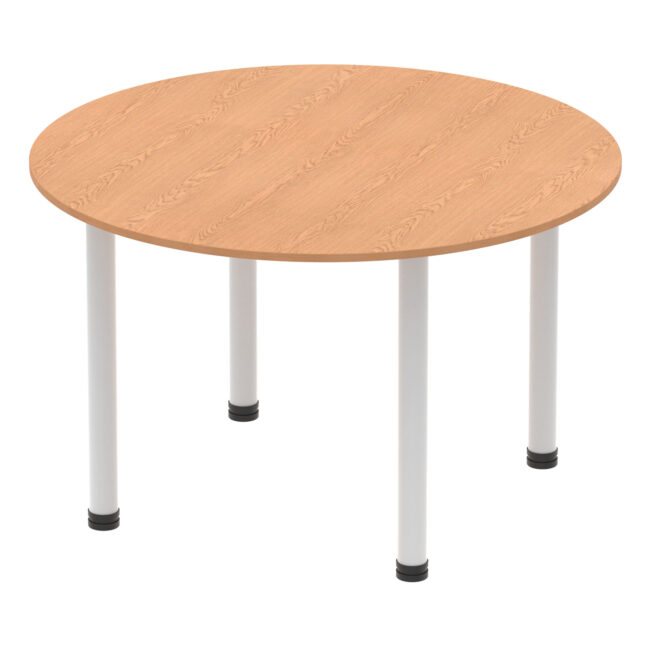 impulse round table with post leg