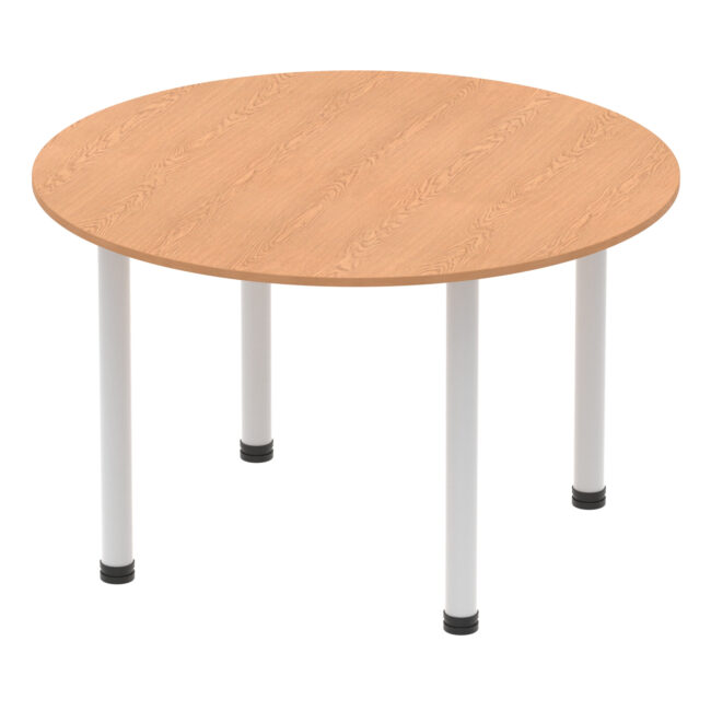 impulse round table with post leg