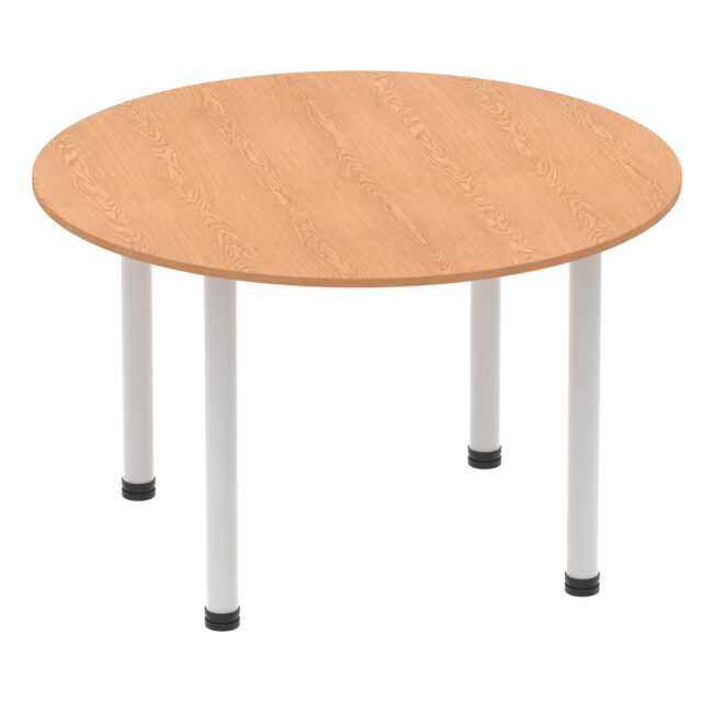 impulse round table with post leg