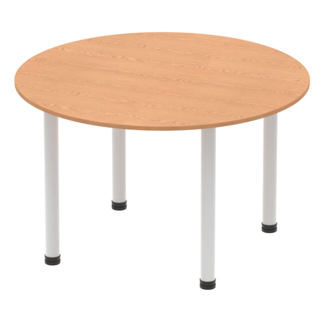 impulse round table with post leg