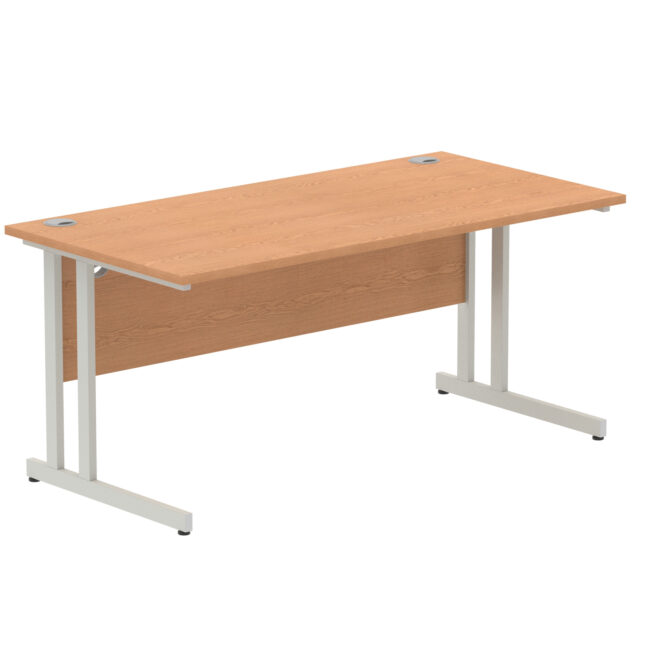 impulse 1600mm straight desk cantilever leg