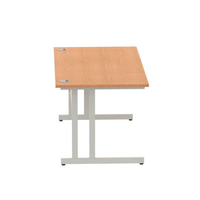 impulse 1600mm straight desk cantilever leg
