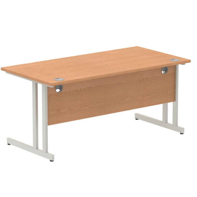 impulse 1600mm straight desk cantilever leg