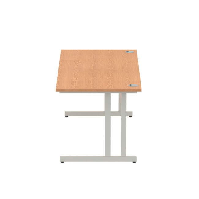 impulse 1800mm straight desk cantilever leg