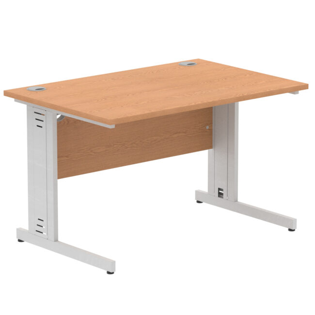 impulse 1200mm straight desk cable managed leg