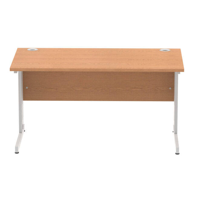 impulse 1400mm straight desk cable managed leg