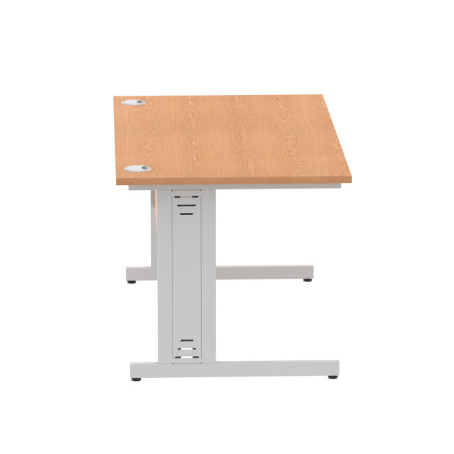 impulse 1400mm straight desk cable managed leg