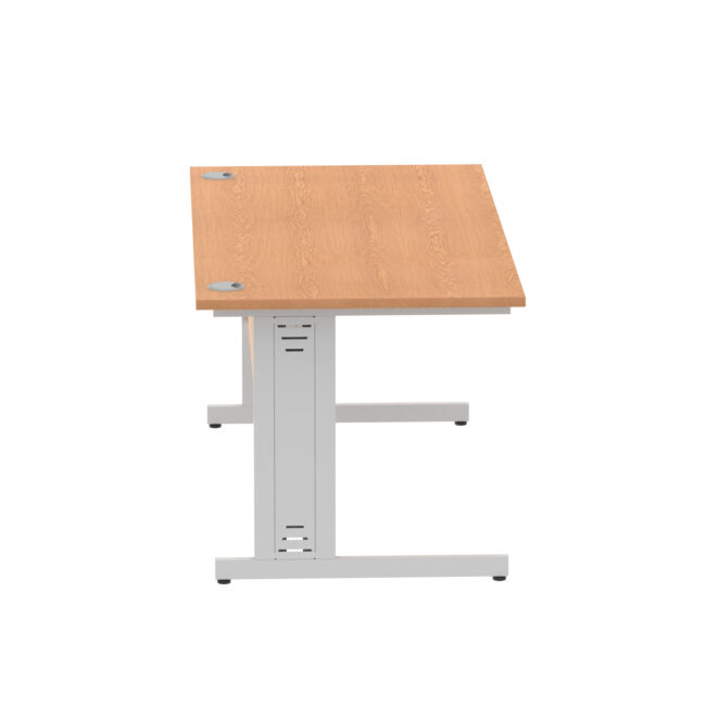 impulse 1600mm straight desk cable managed leg