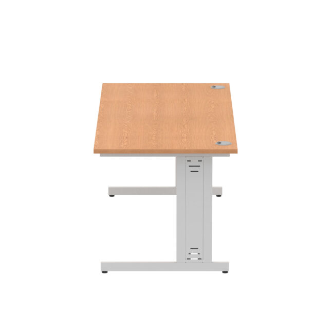impulse 1800mm straight desk cable managed leg