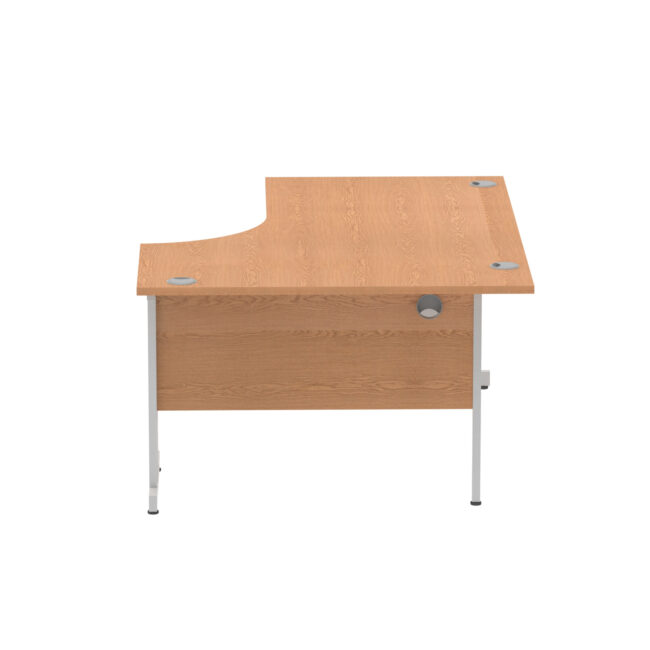 impulse 1600mm left crescent desk cable managed leg