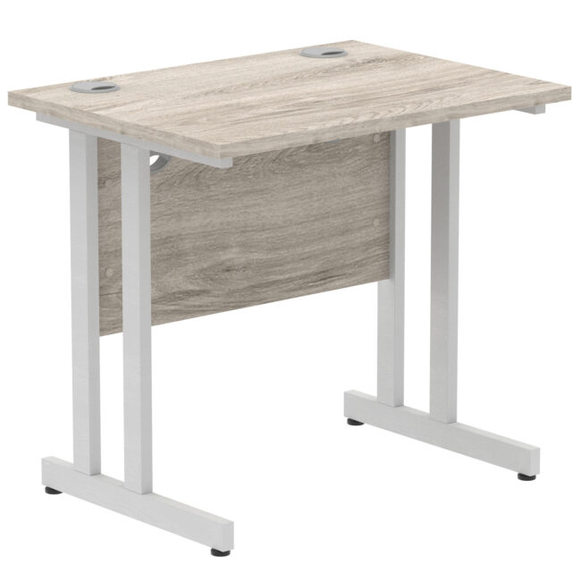 impulse 800mm slimline desk cantilever leg