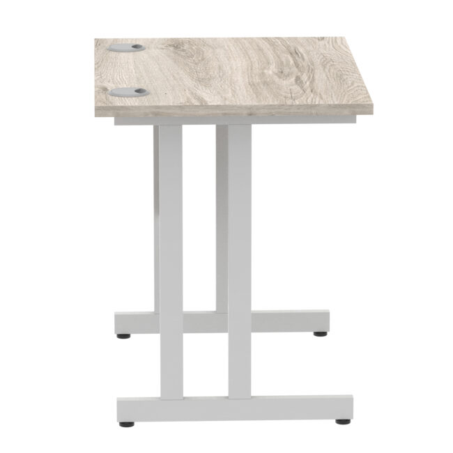 impulse 800mm slimline desk cantilever leg