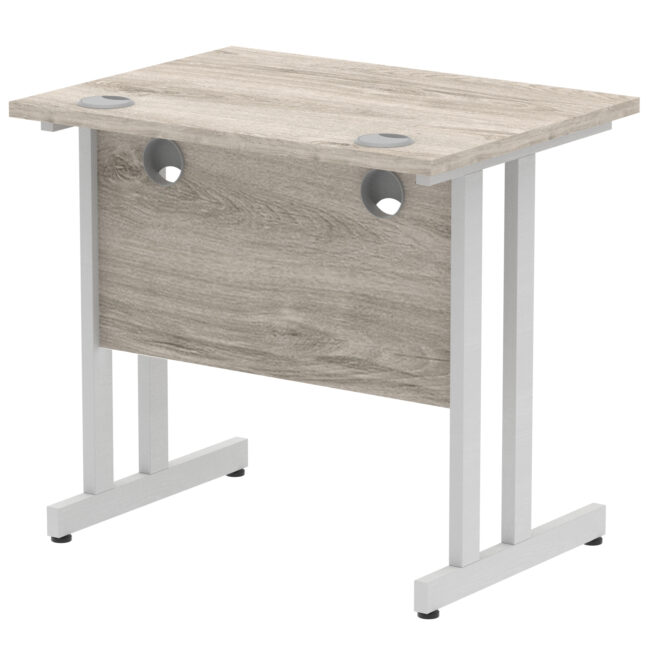 impulse 800mm slimline desk cantilever leg