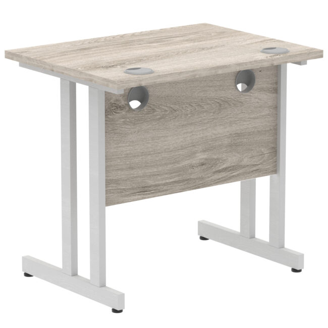 impulse 800mm slimline desk cantilever leg