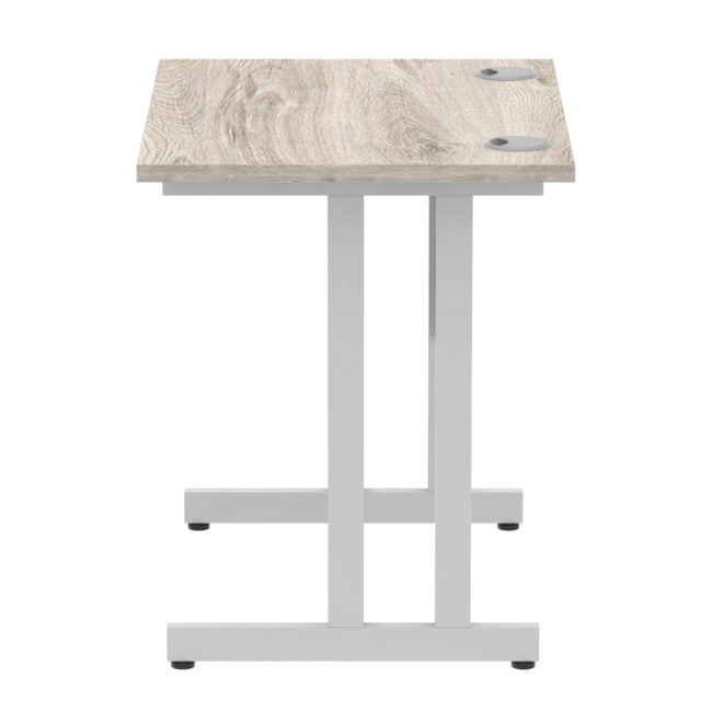 impulse 800mm slimline desk cantilever leg