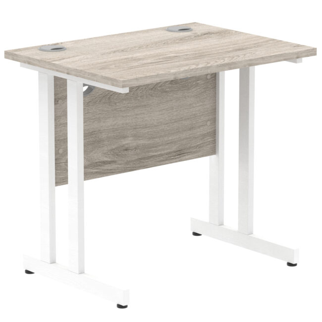 impulse 800mm slimline desk cantilever leg