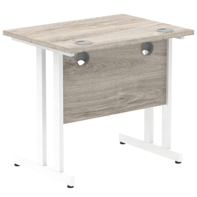 impulse 800mm slimline desk cantilever leg