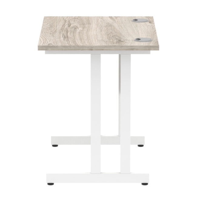 impulse 800mm slimline desk cantilever leg