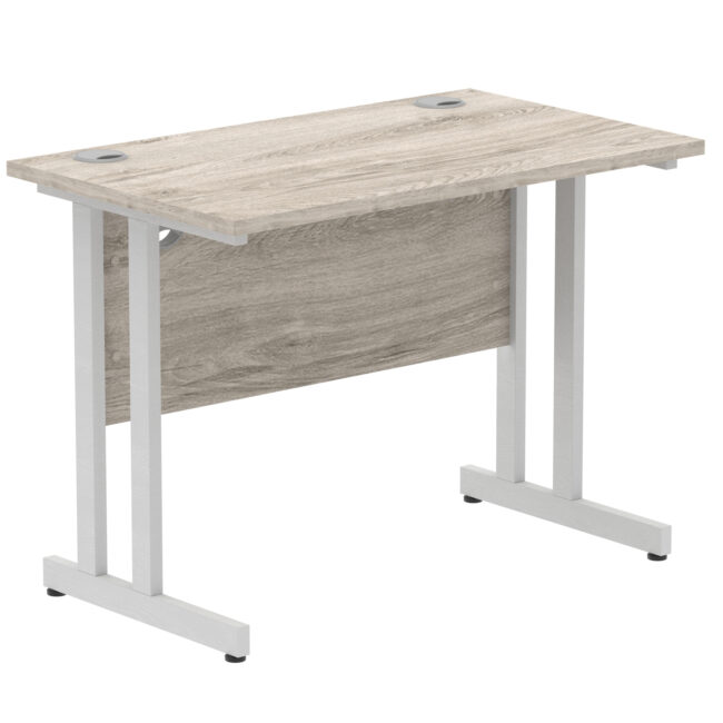 impulse 1000mm slimline desk cantilever leg