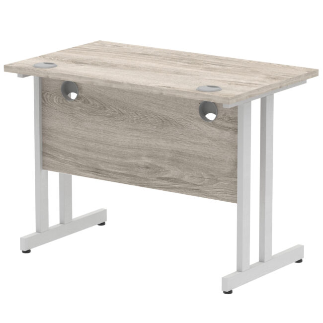 impulse 1000mm slimline desk cantilever leg