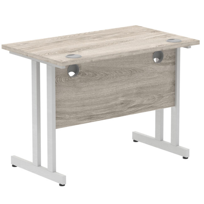 impulse 1000mm slimline desk cantilever leg