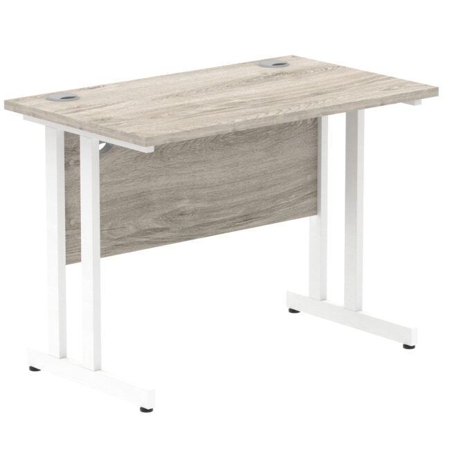 impulse 1000mm slimline desk cantilever leg