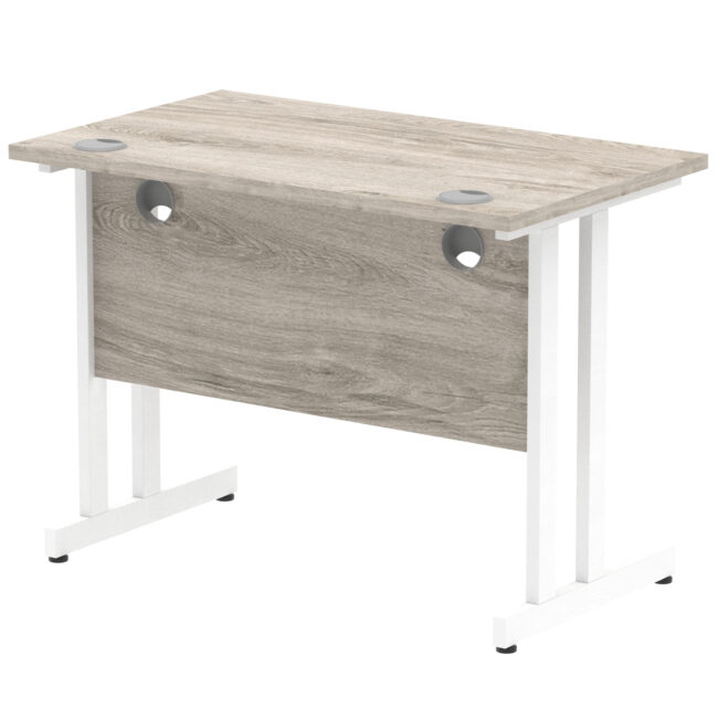 impulse 1000mm slimline desk cantilever leg