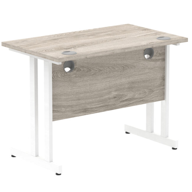 impulse 1000mm slimline desk cantilever leg