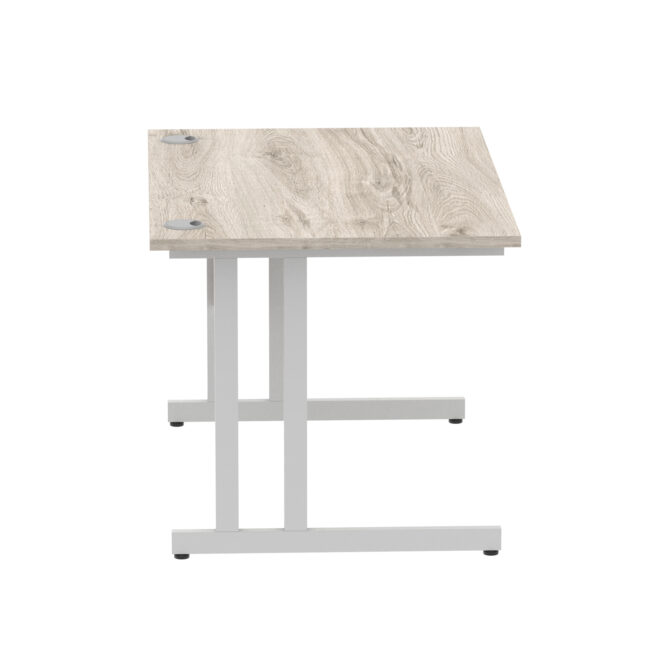 impulse 1200mm straight desk cantilever leg