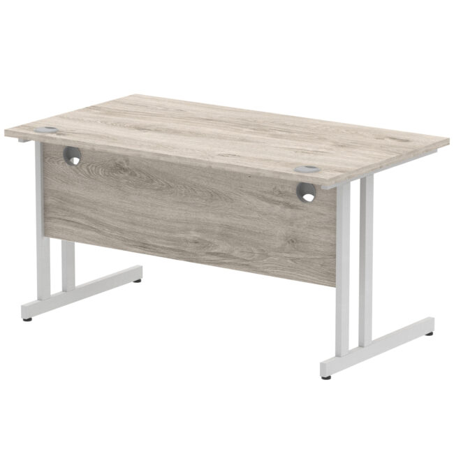 impulse 1400mm straight desk cantilever leg
