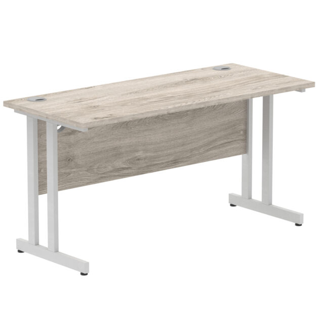 impulse 1400mm slimline desk cantilever leg