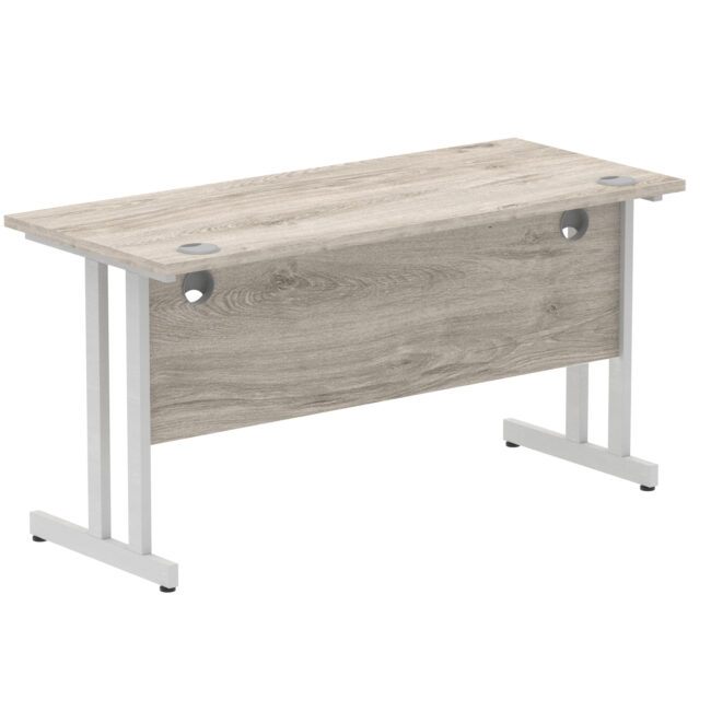 impulse 1400mm slimline desk cantilever leg