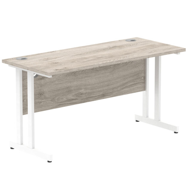 impulse 1400mm slimline desk cantilever leg