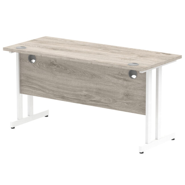 impulse 1400mm slimline desk cantilever leg