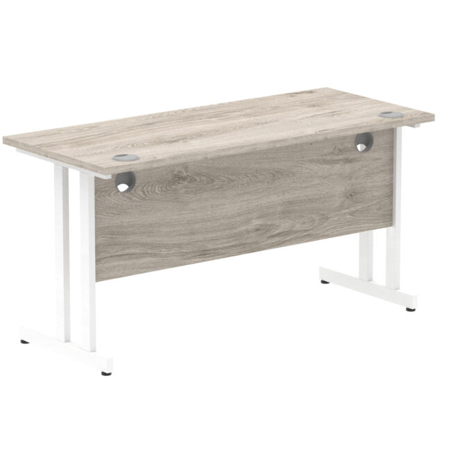 impulse 1400mm slimline desk cantilever leg