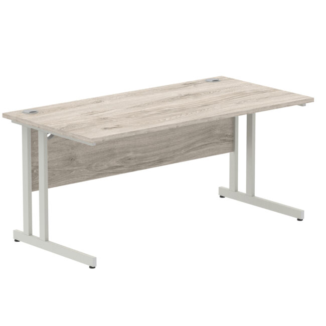 impulse 1600mm straight desk cantilever leg