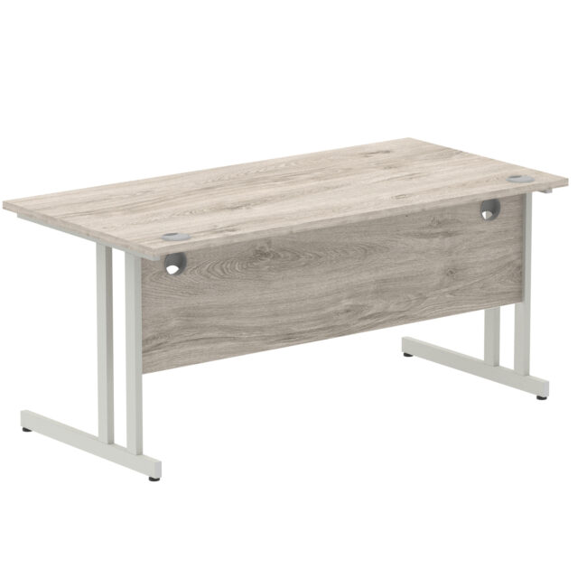 impulse 1600mm straight desk cantilever leg